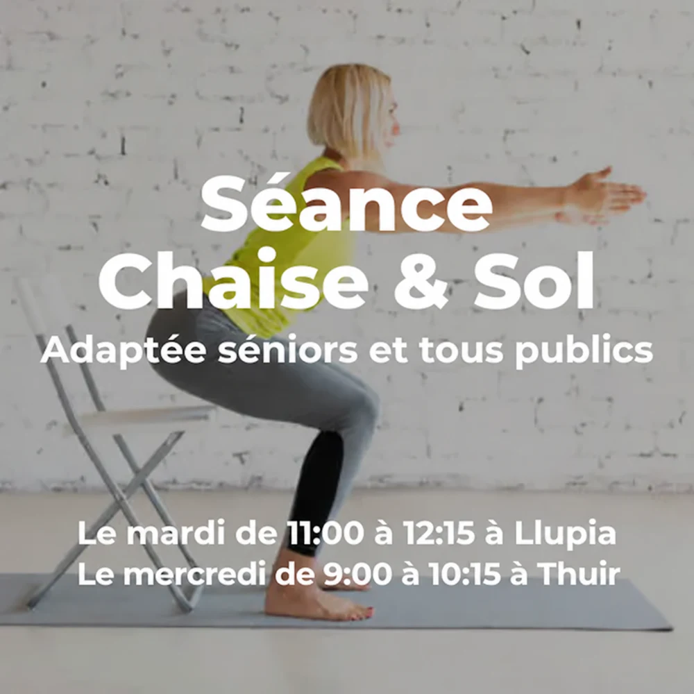 Yoga chaise à Llupia